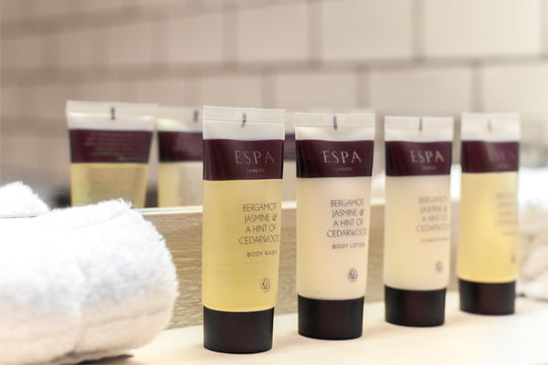 espa complimentary toiletries